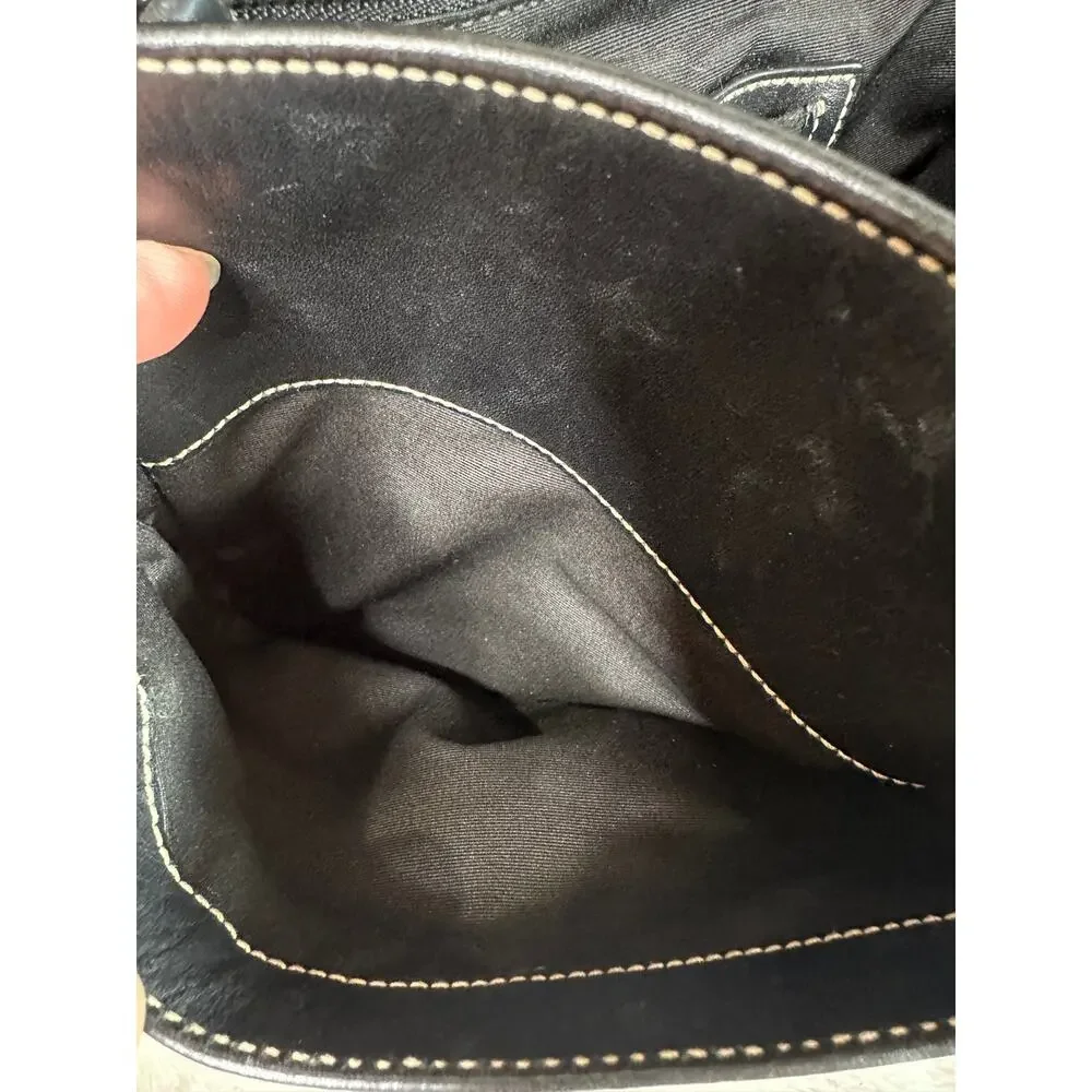 COACH Leatherware Messenger Briefcase Black 05A01 $698